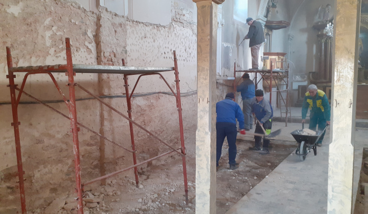 Rekonštrukcia rímskokatolíckeho kostola v obci