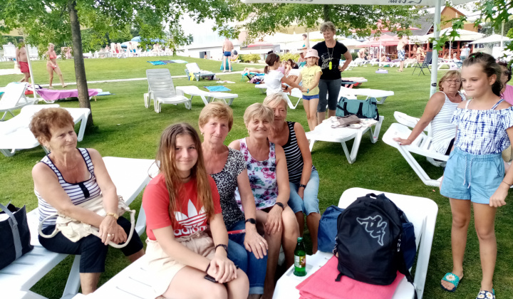 Kúpanie na termálnom kúpalisku Dolná Strehová august 2021
